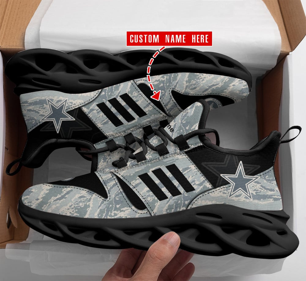 JWFancy Dallas Cowboys NFL Max Soul Shoes Sneakers For Men And Women