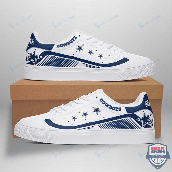 JWFancy Dallas Cowboys Skate Stan Shoes Sneakes For Men And Women