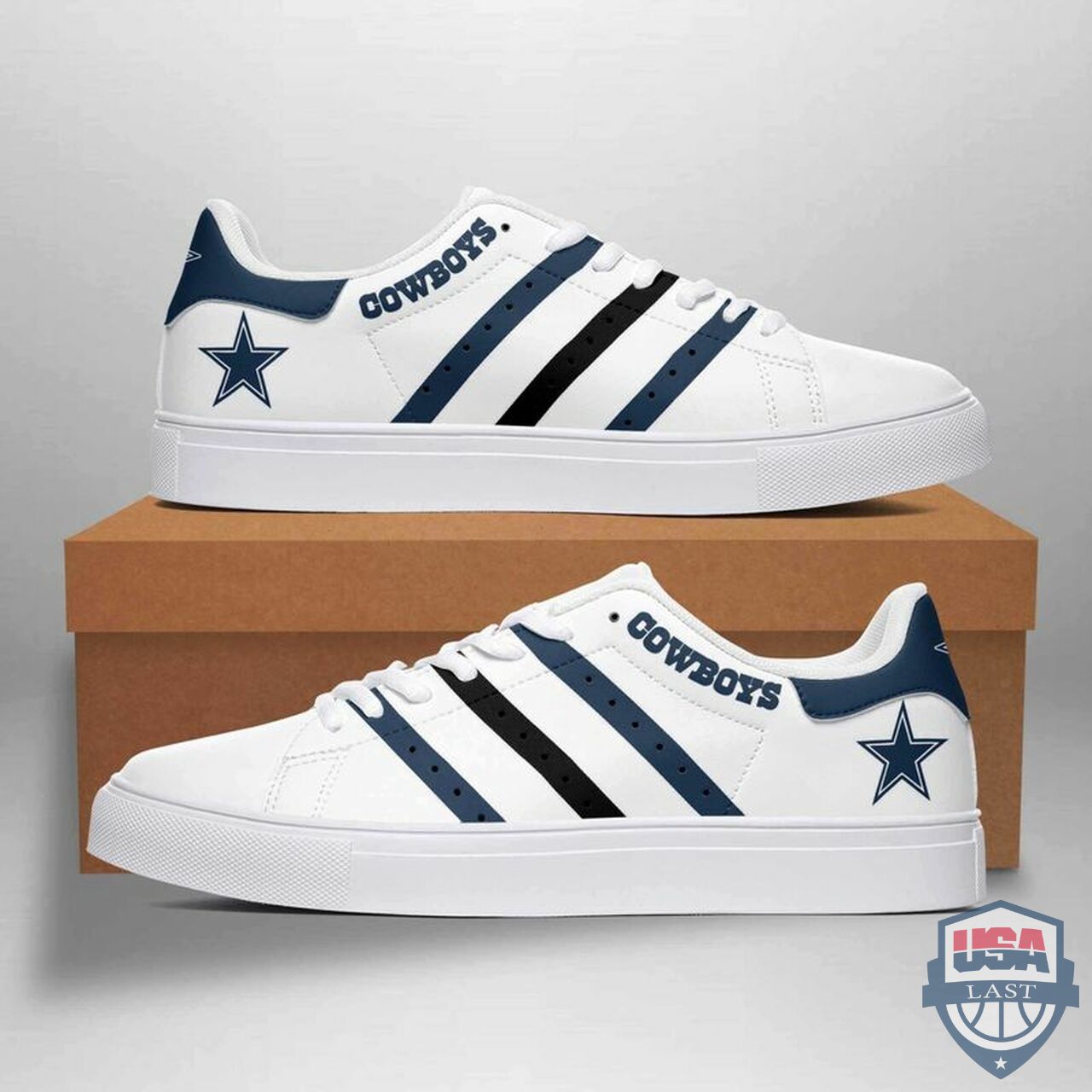 JWFancy Dallas Cowboys Skate Stan Shoes Sneakes For Men And Women