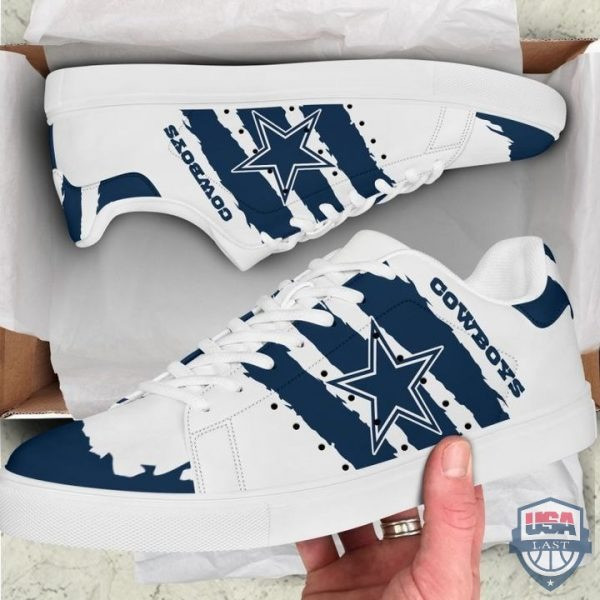 JWFancy Dallas Cowboys Skate Stan Shoes Sneakes For Men And Women