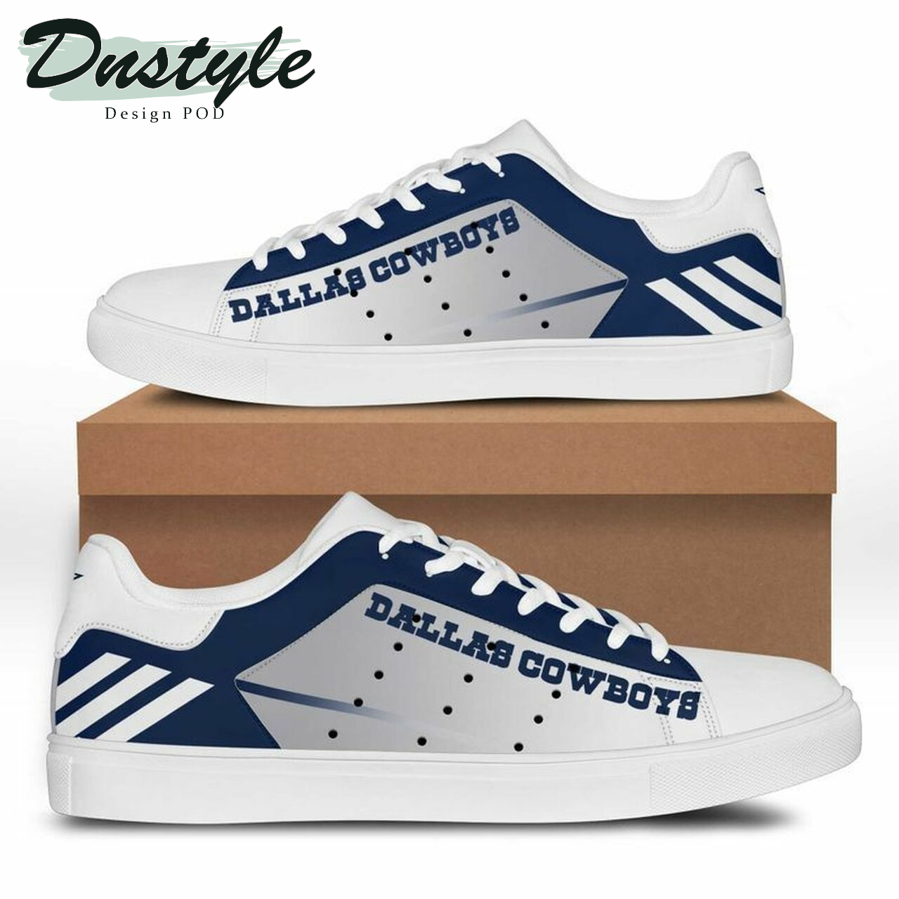JWFancy Dallas Cowboys Skate Stan Shoes Sneakes For Men And Women