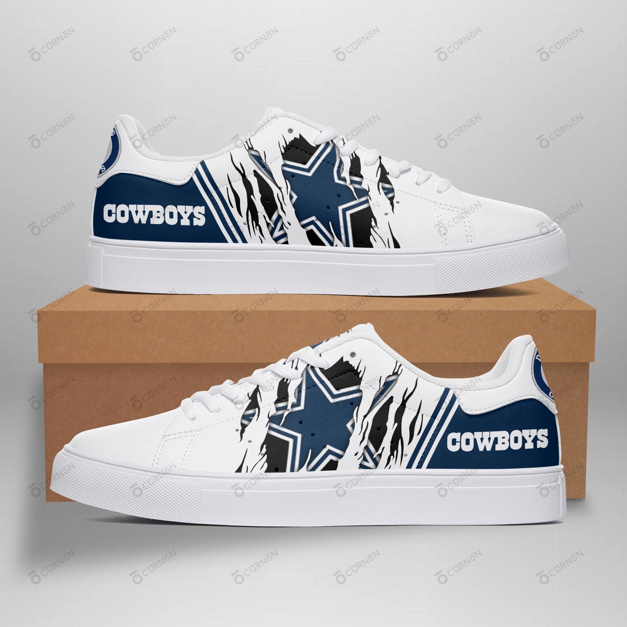 JWFancy Dallas Cowboys Skate Stan Shoes Sneakes For Men And Women
