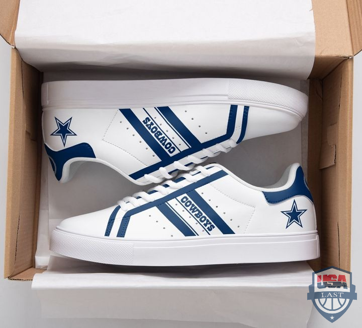 JWFancy Dallas Cowboys Skate Stan Shoes Sneakes For Men And Women