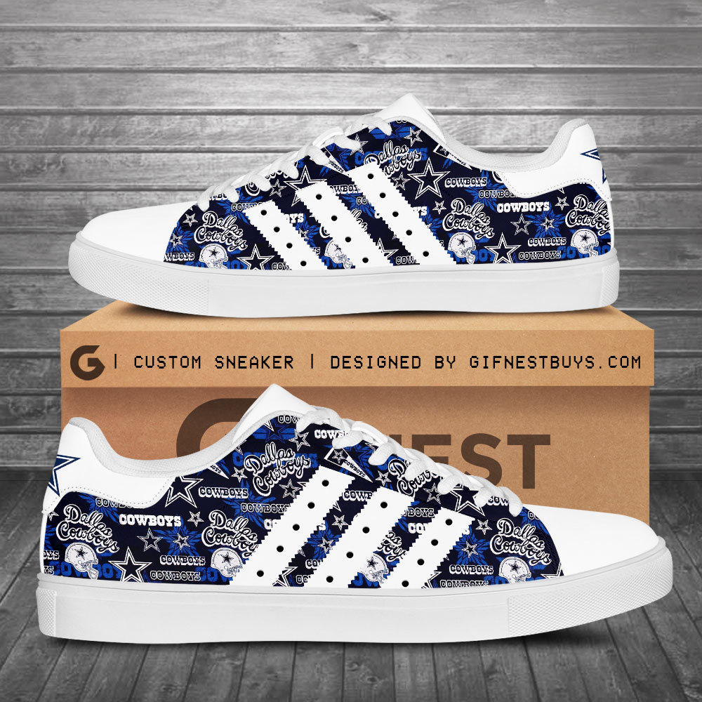 JWFancy Dallas Cowboys Skate Stan Shoes Sneakes For Men And Women