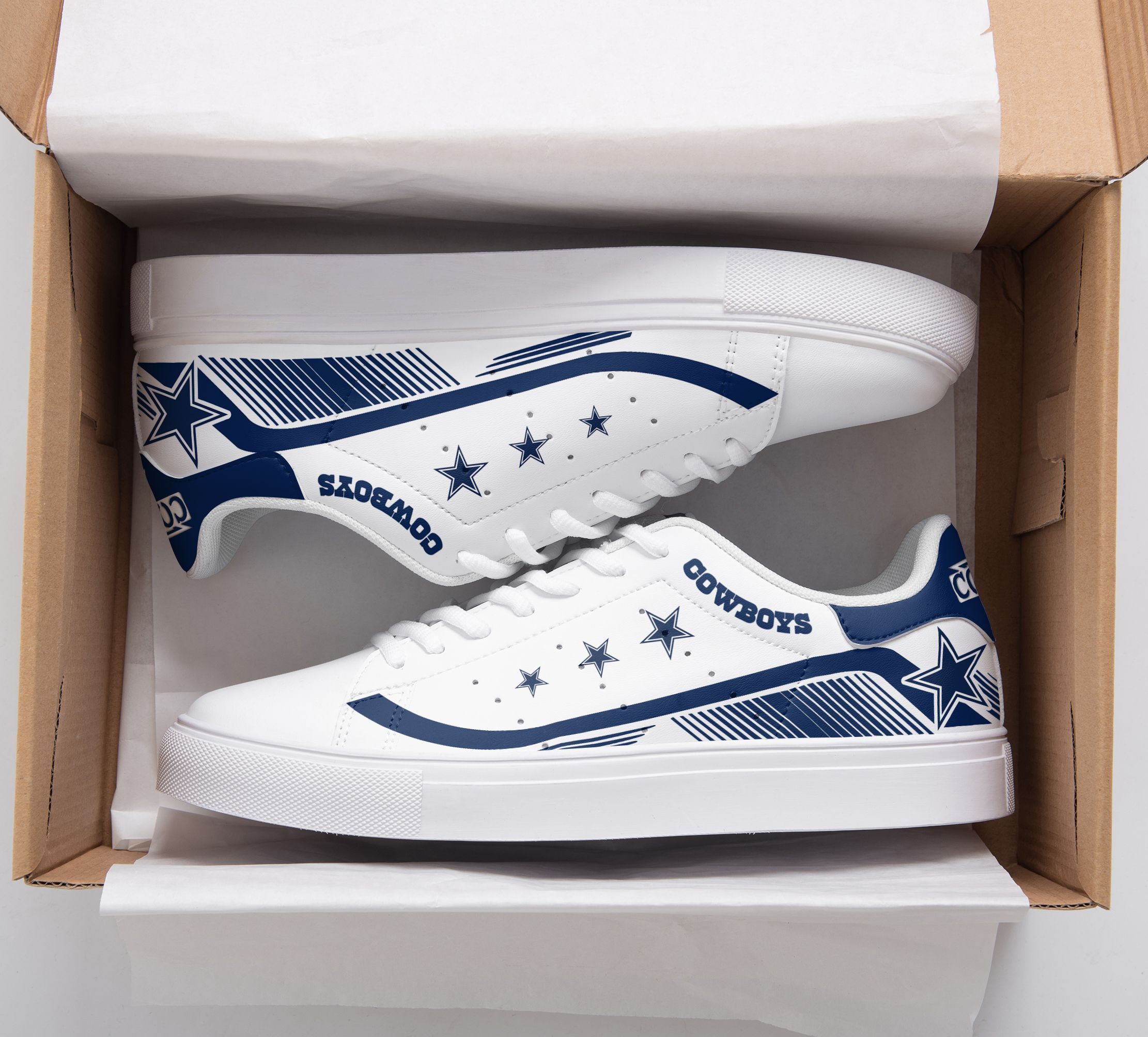 JWFancy Dallas Cowboys Skate Stan Shoes Sneakes For Men And Women