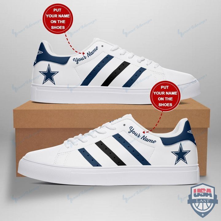 JWFancy Dallas Cowboys Skate Stan Shoes Sneakes For Men And Women