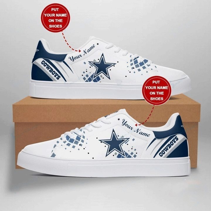 JWFancy Dallas Cowboys Skate Stan Shoes Sneakes For Men And Women