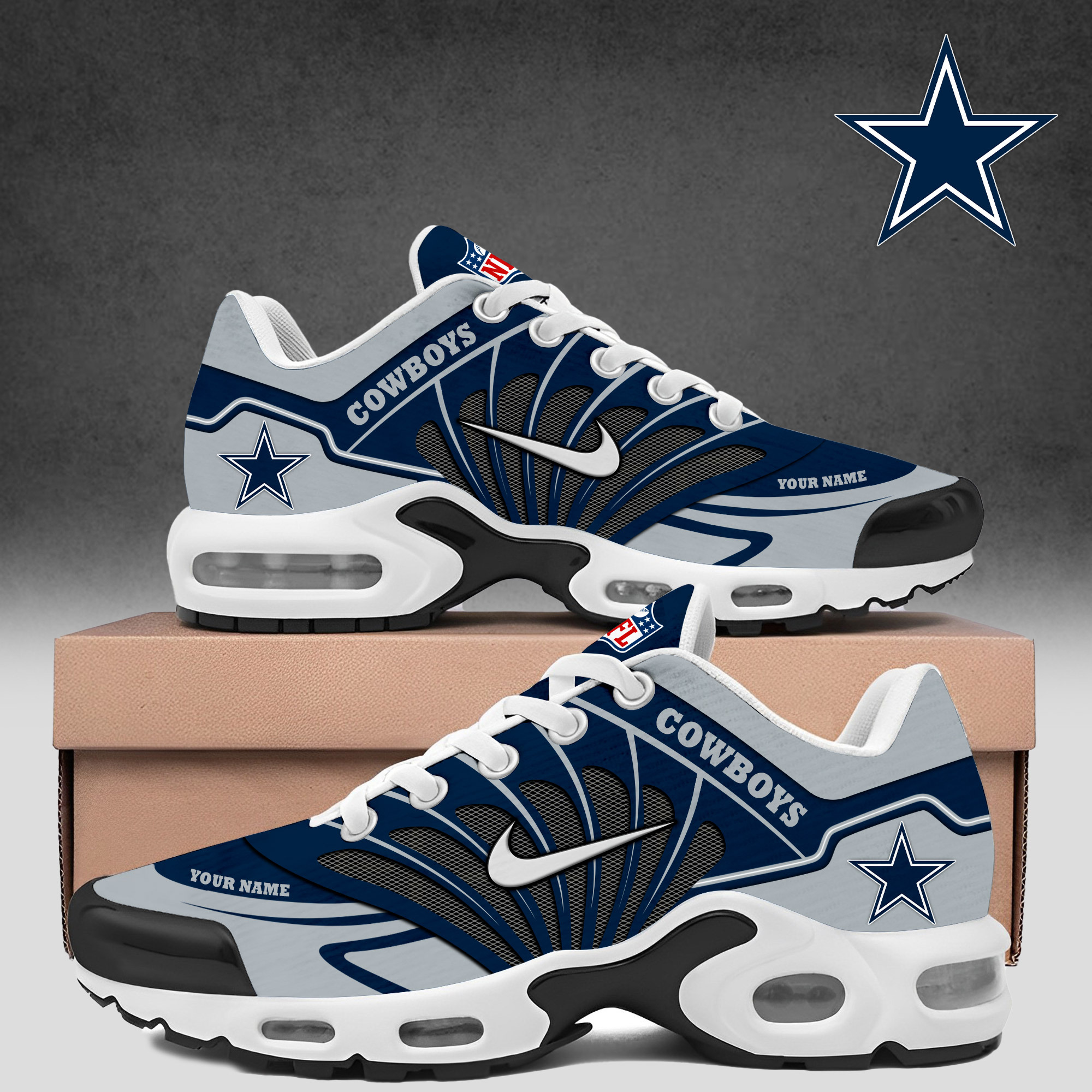 JWFancy Dallas Cowboys TN Shoes Sneakers For Men And Women