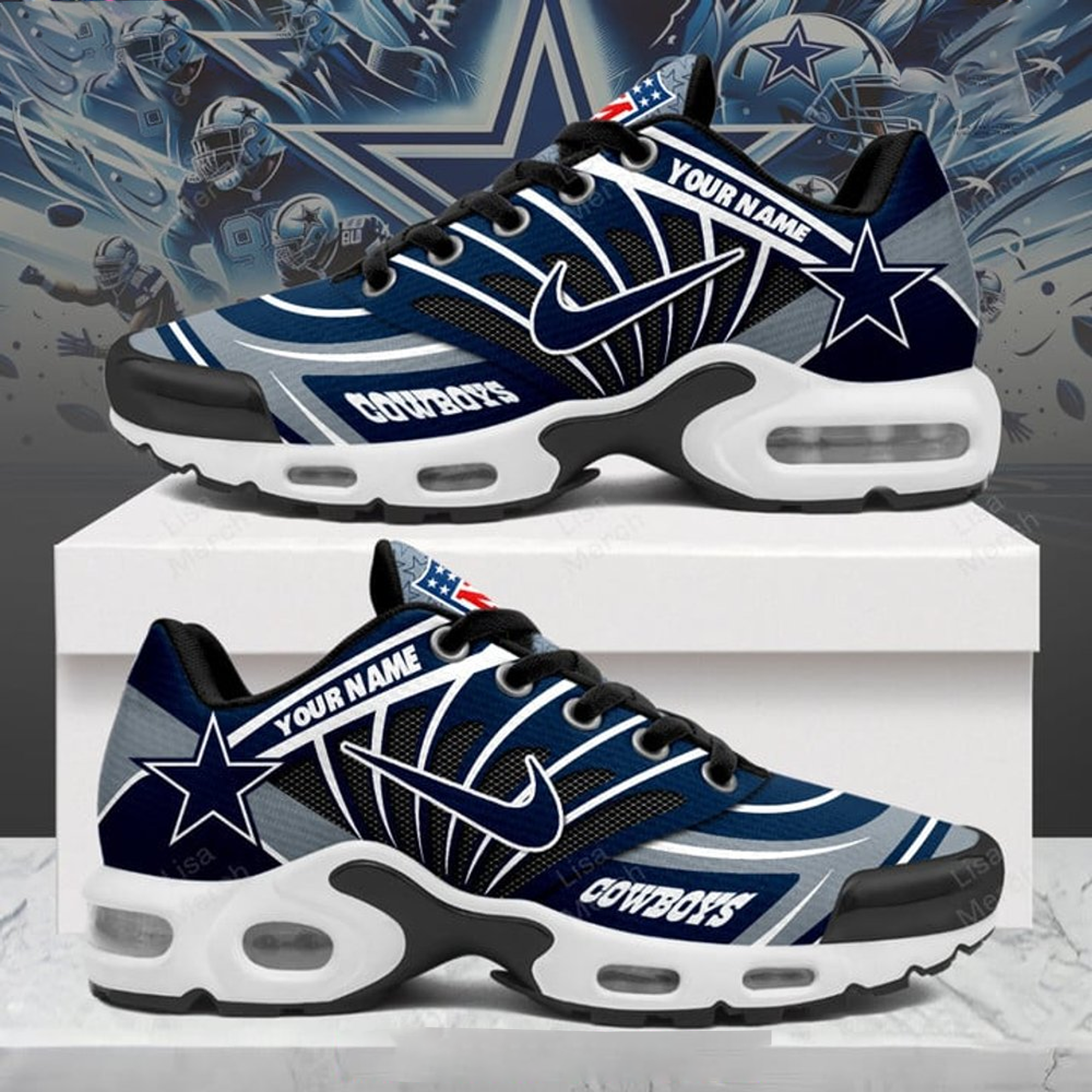 JWFancy Dallas Cowboys TN Shoes Sneakers For Men And Women