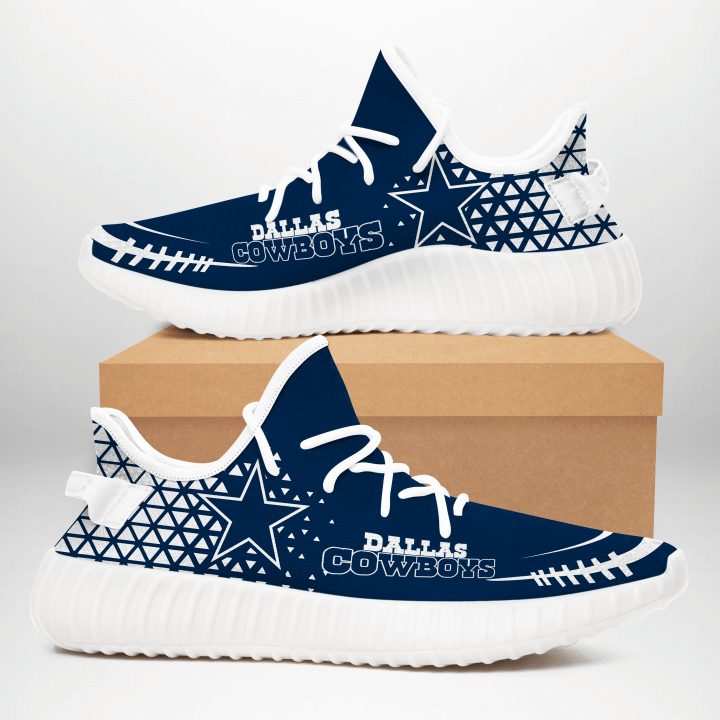 JWFancy Dallas Cowboys Yeezy Boost Shoes For Men And Women
