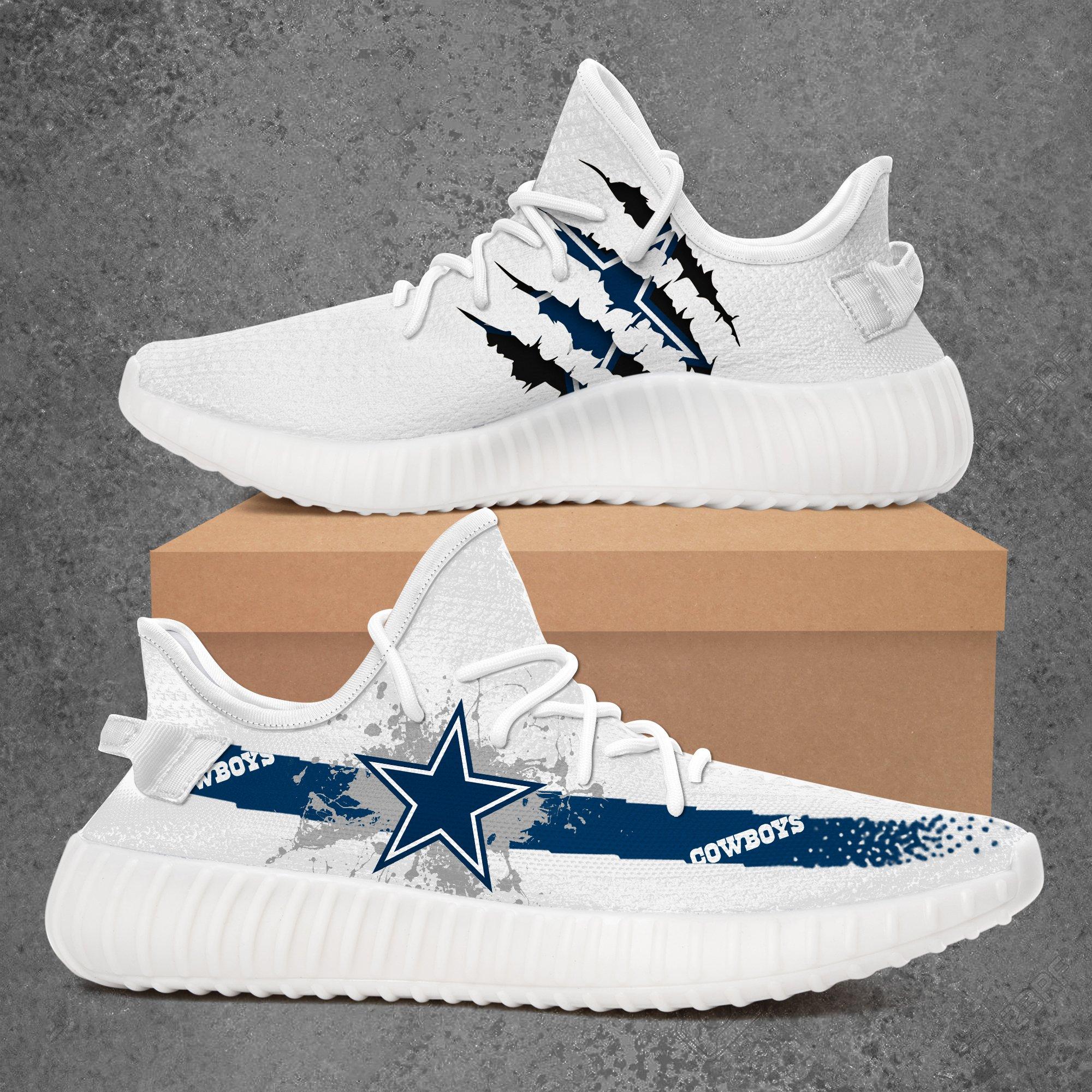 JWFancy Dallas Cowboys Yeezy Boost Shoes For Men And Women