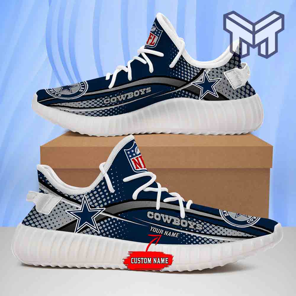 JWFancy Dallas Cowboys Yeezy Boost Shoes For Men And Women