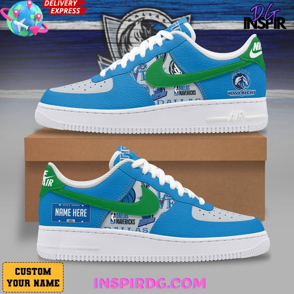 JWFancy Dallas Mavericks Air Low-Top Sneakers Shoes For Men And Women