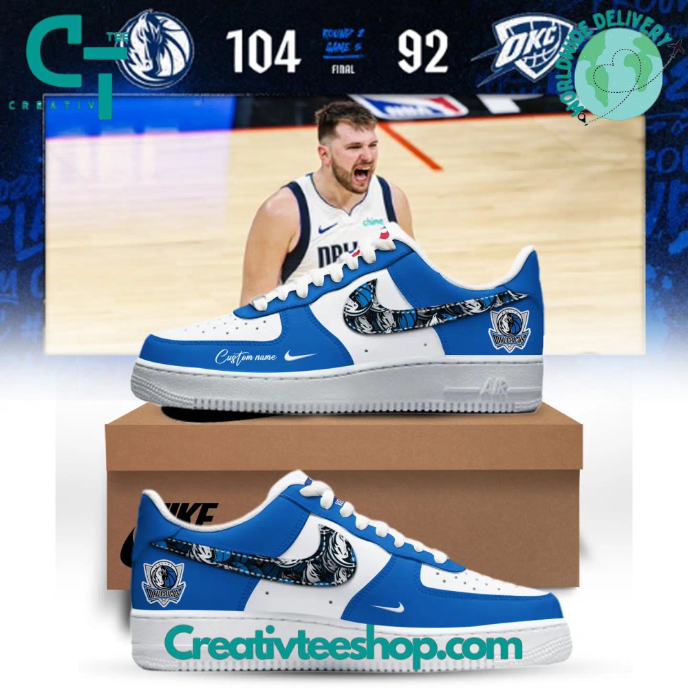 JWFancy Dallas Mavericks Air Low-Top Sneakers Shoes For Men And Women