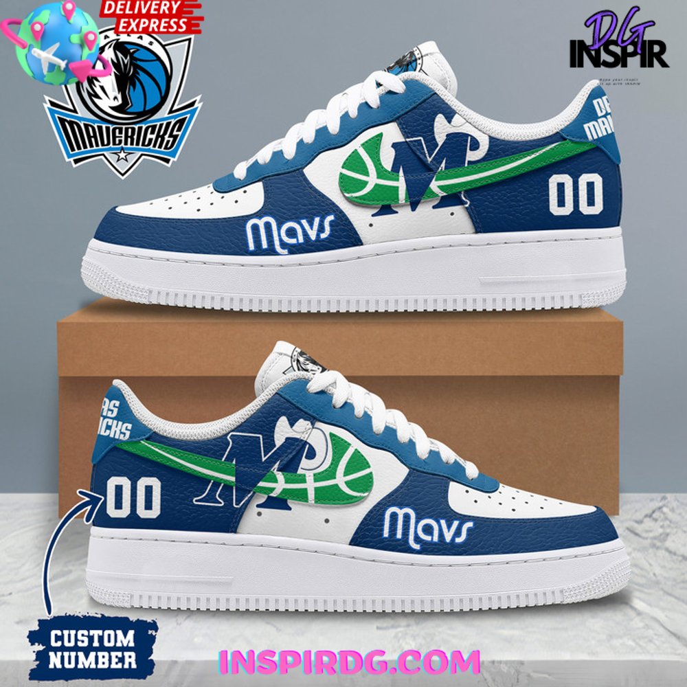 JWFancy Dallas Mavericks Air Low-Top Sneakers Shoes For Men And Women