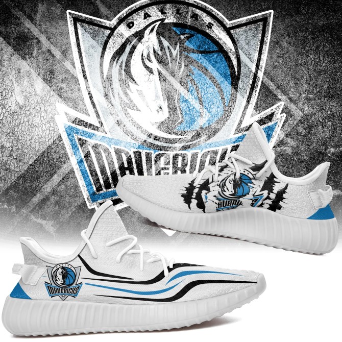 JWFancy Dallas Mavericks Yeezy Boost Shoes For Men And Women