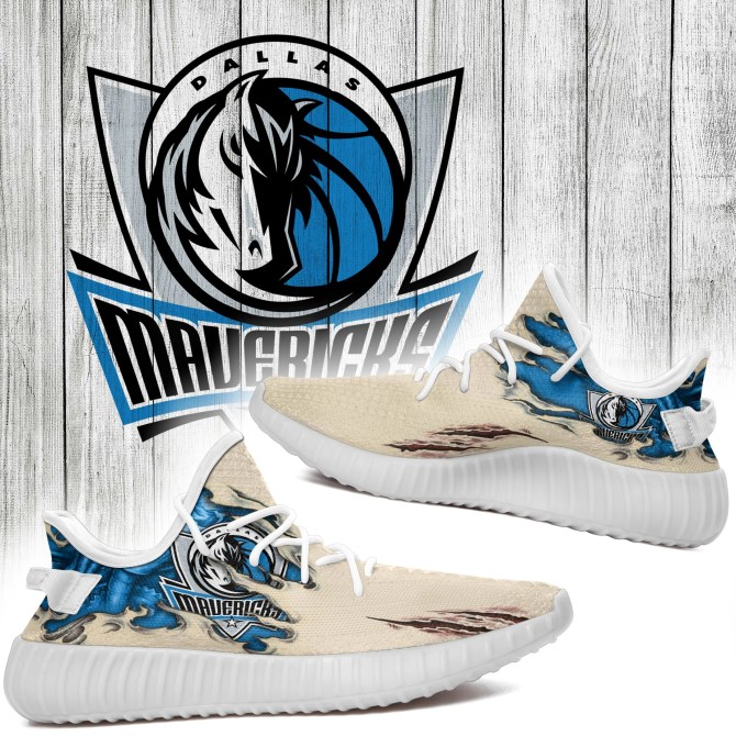 JWFancy Dallas Mavericks Yeezy Boost Shoes For Men And Women