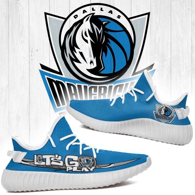 JWFancy Dallas Mavericks Yeezy Boost Shoes For Men And Women