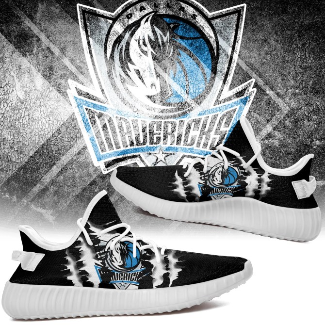 JWFancy Dallas Mavericks Yeezy Boost Shoes For Men And Women