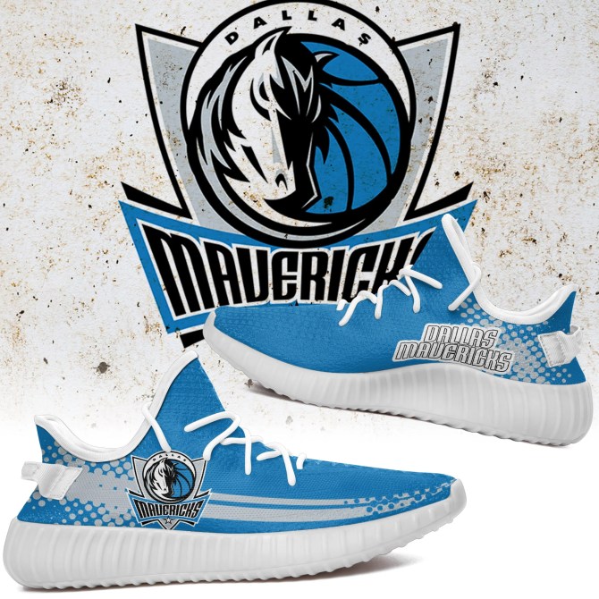 JWFancy Dallas Mavericks Yeezy Boost Shoes For Men And Women