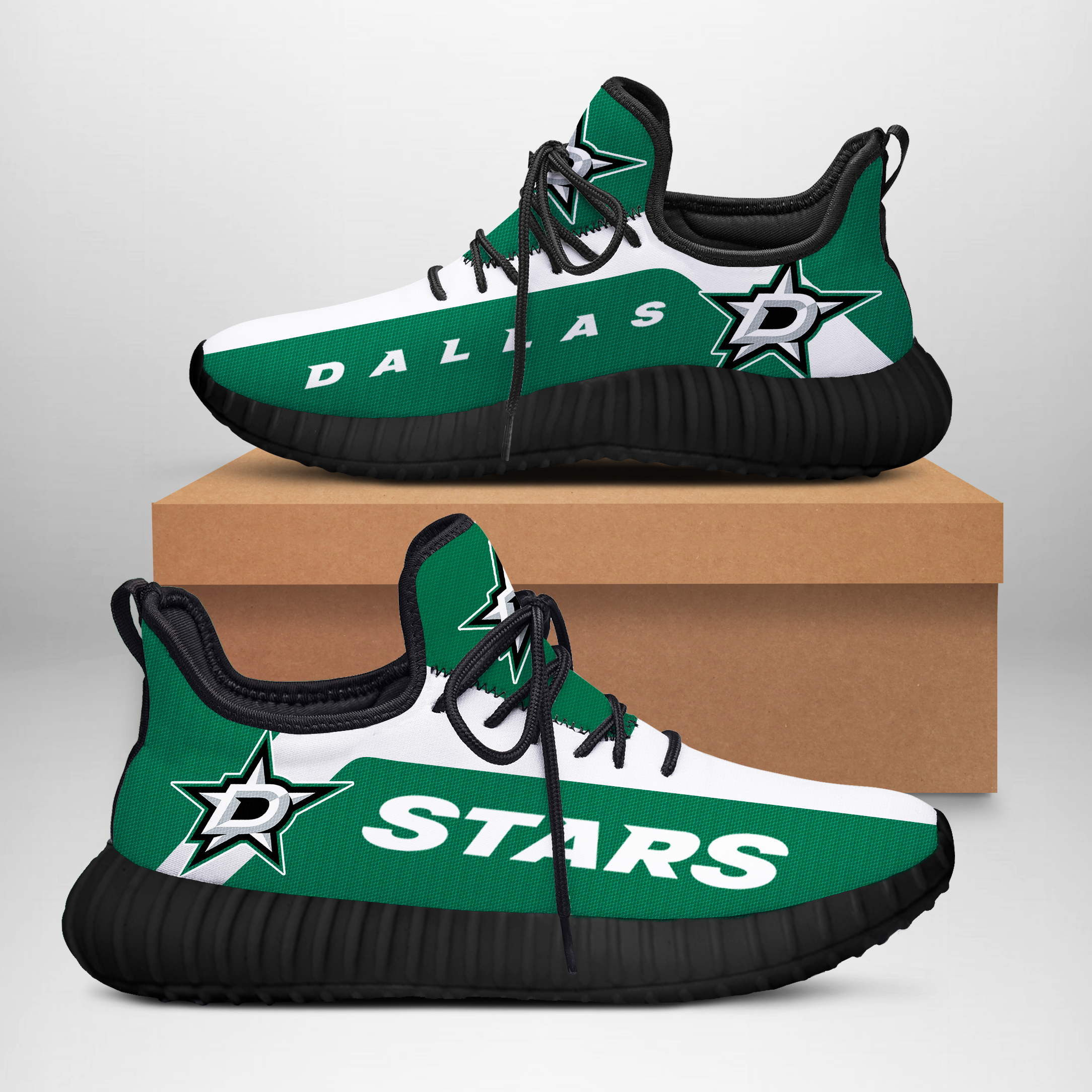 JWFancy Dallas Stars Reze Sneakers Shoes For Men And Women