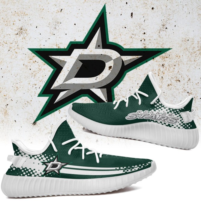 JWFancy Dallas Stars Yeezy Boost Shoes For Men And Women