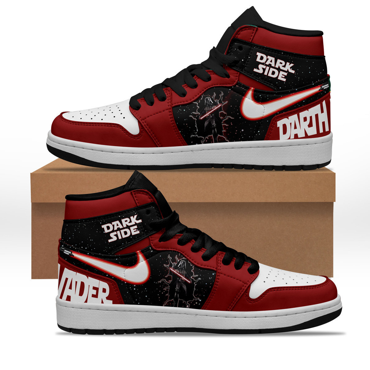 JWFancy Darkside AJ1 High Sneakers Shoes For Men And Women