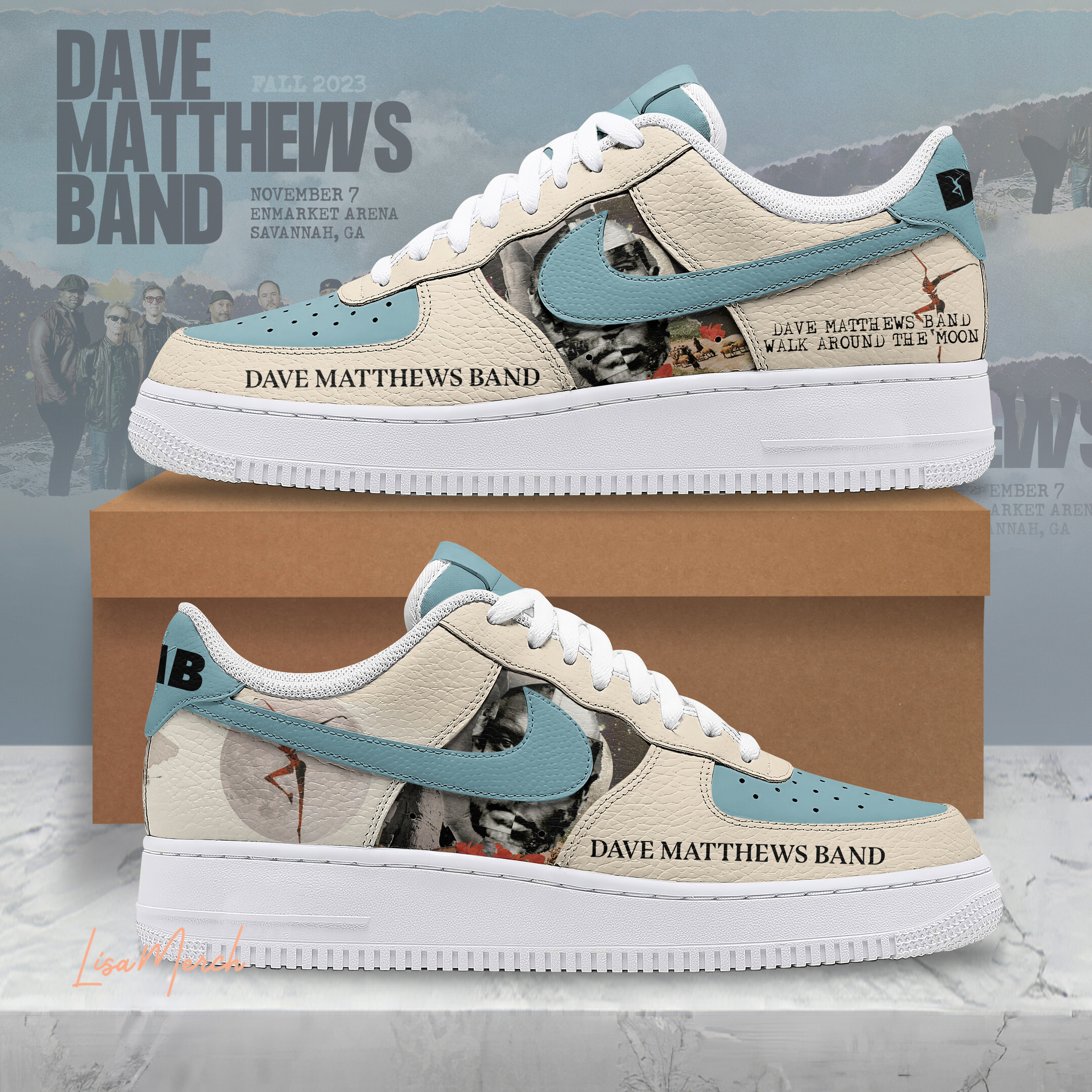 JWFancy Dave Matthews Band Air Low-Top Sneakers Shoes For Men And Women