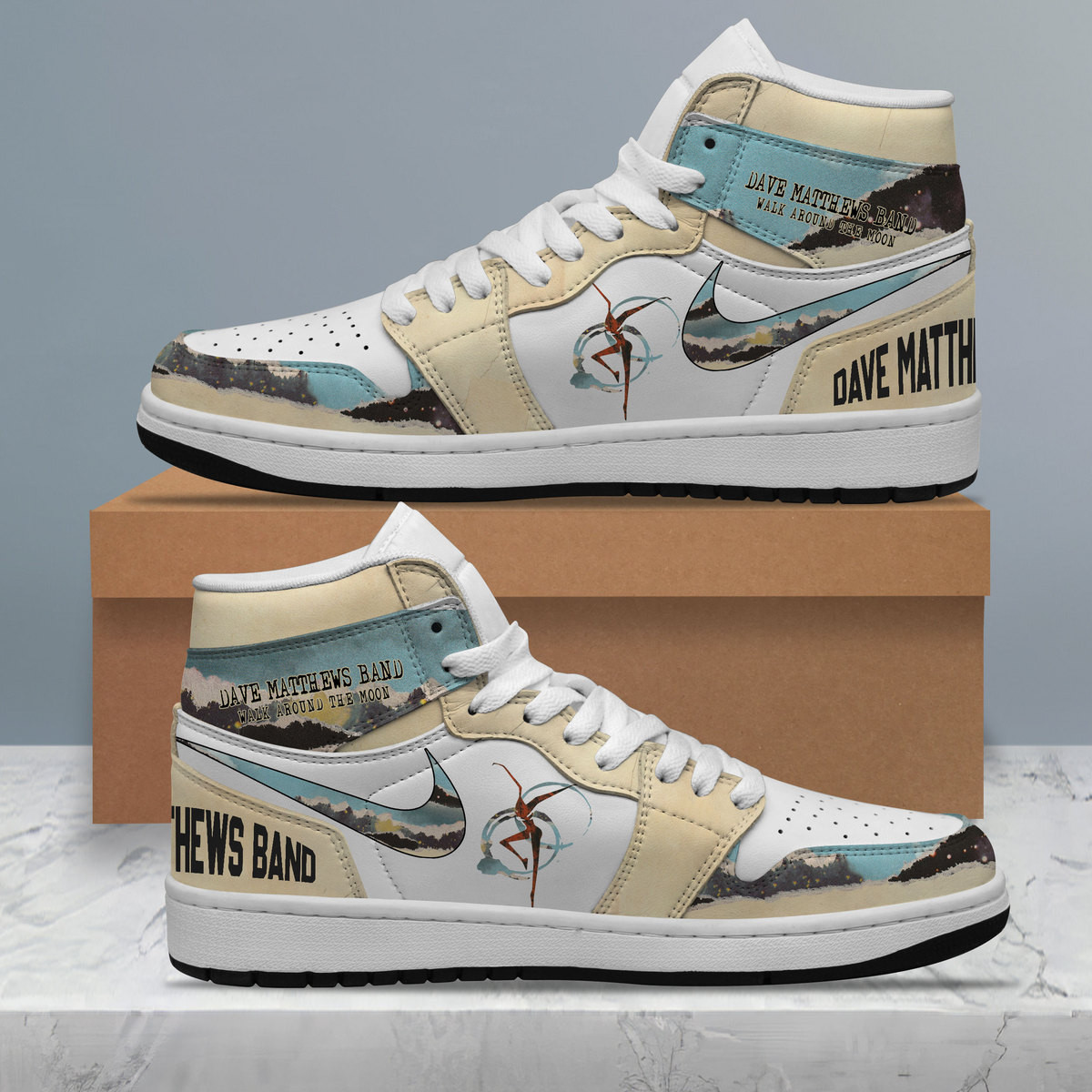 JWFancy Dave Matthews Band AJ1 High Sneakers Shoes For Men And Women