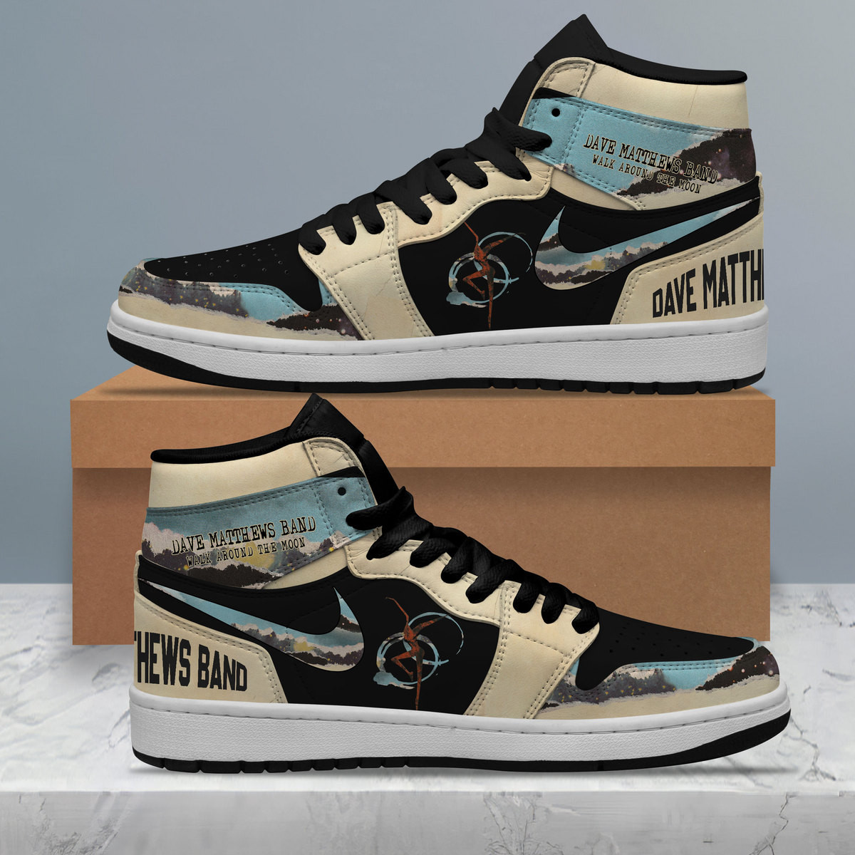 JWFancy Dave Matthews Band AJ1 High Sneakers Shoes For Men And Women