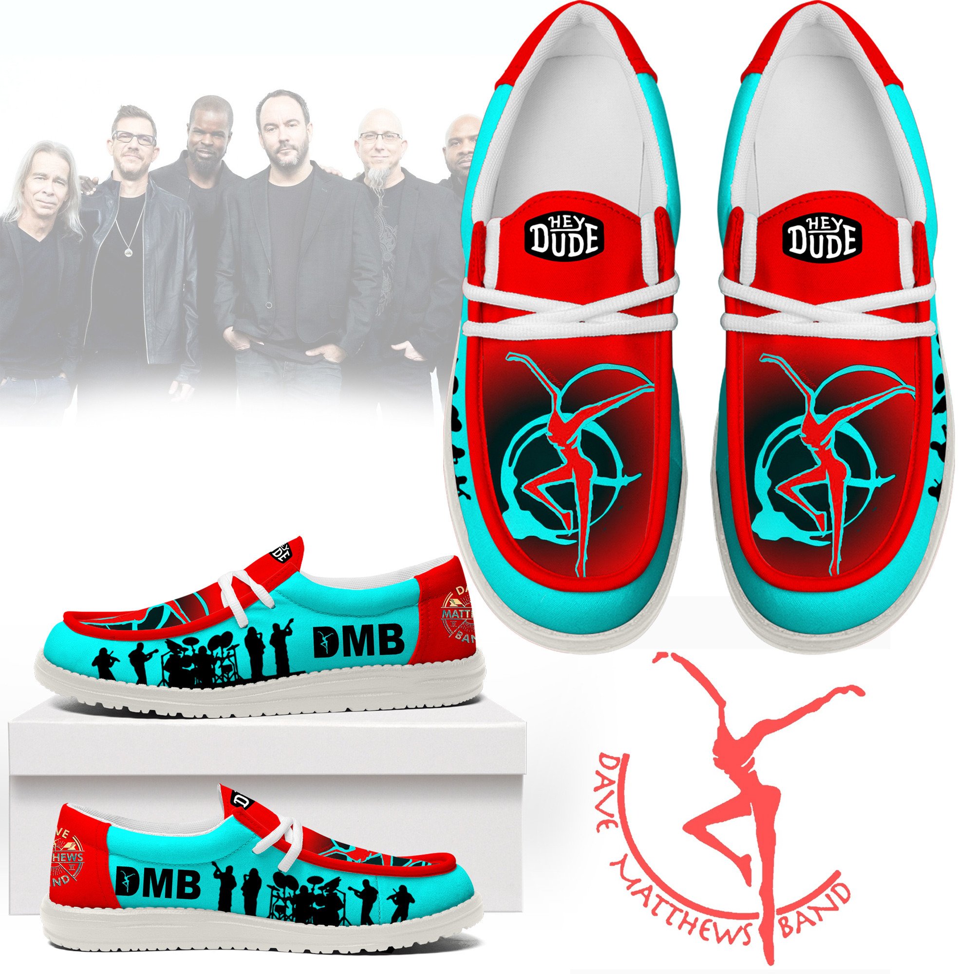 JWFancy Dave Matthews Band – Custom Name Hey Dude