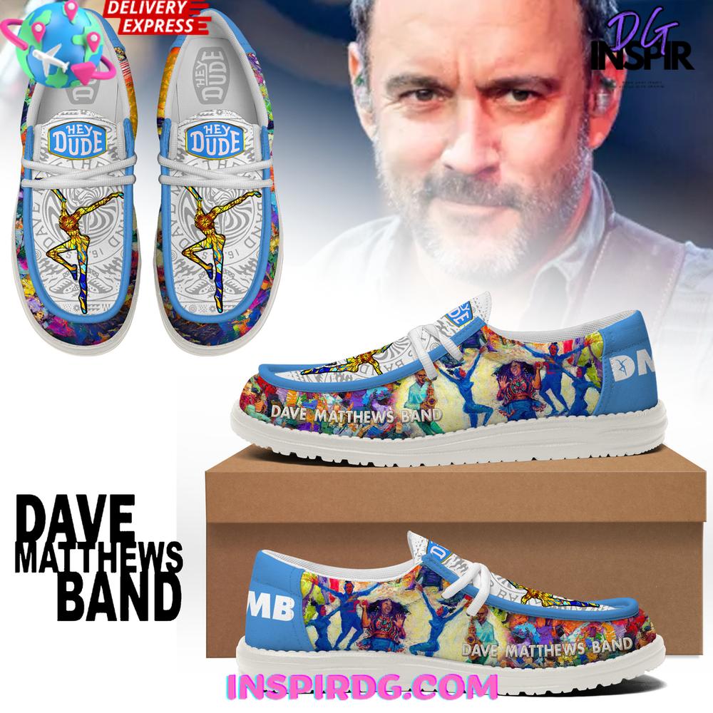 JWFancy Dave Matthews Band Hey Dude Shoes Wally Men's Lace Up Loafers Comfortable For Men And Women