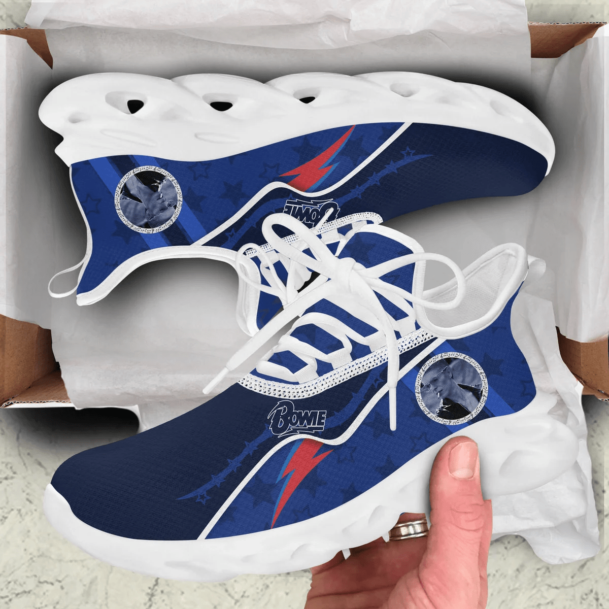 JWFancy David Bowie Max Soul Shoes Sneakers For Men And Women