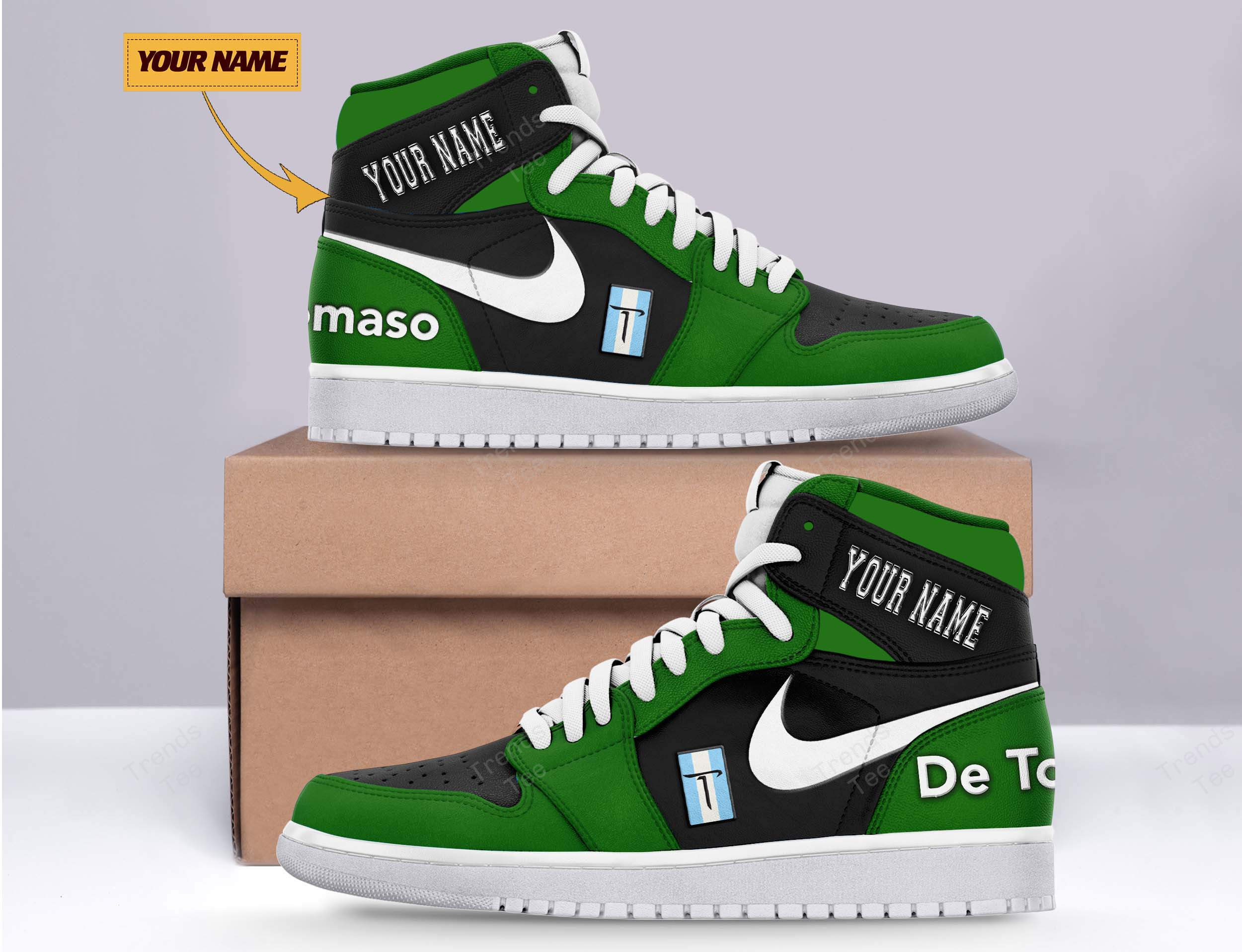 JWFancy De Tomaso AJ1 High Sneakers Shoes For Men And Women