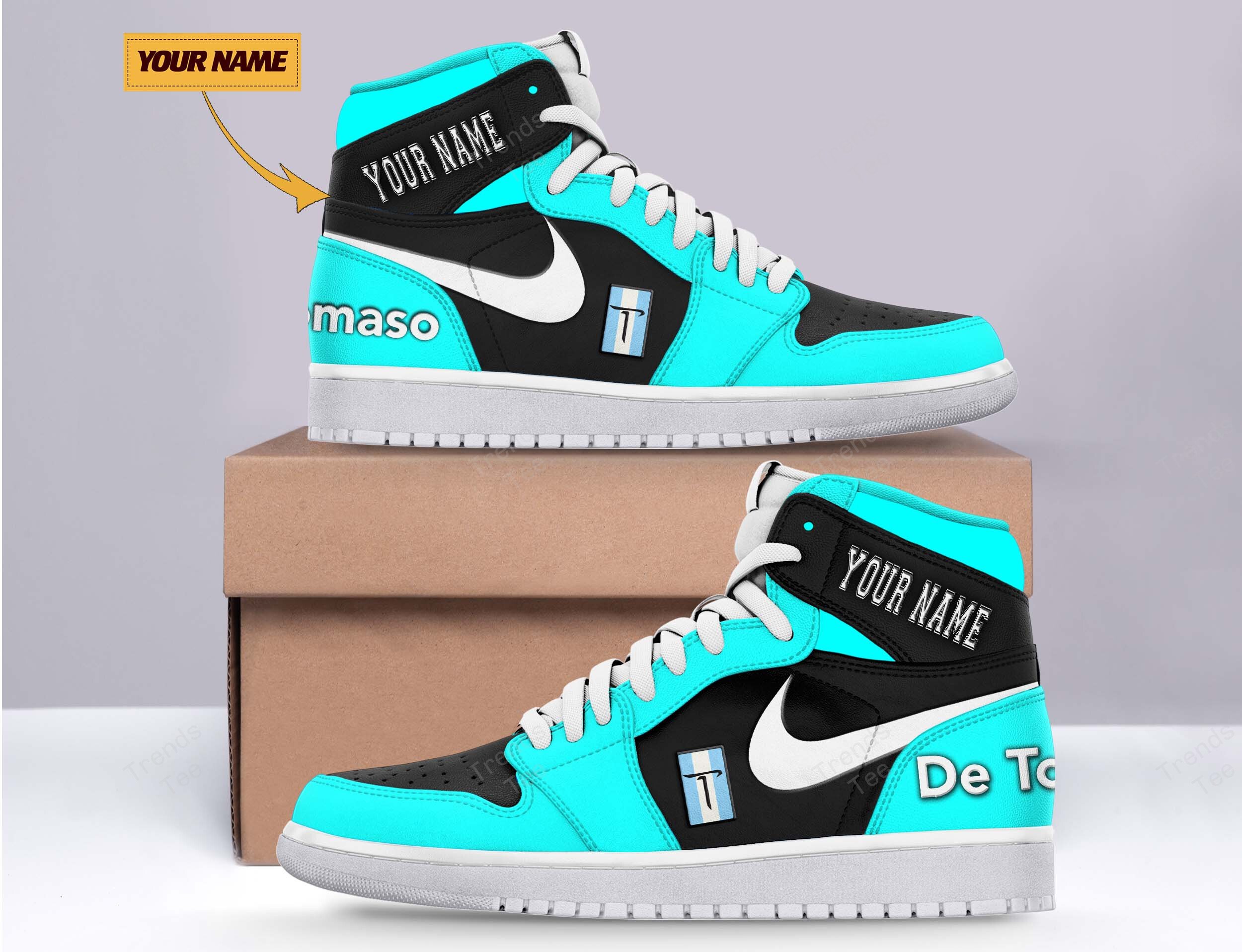 JWFancy De Tomaso AJ1 High Sneakers Shoes For Men And Women