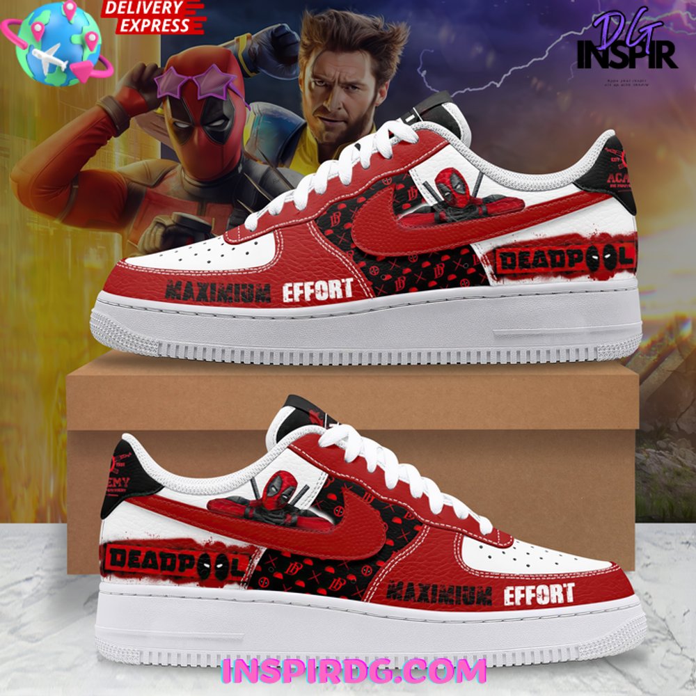 JWFancy Deadpool Air Low-Top Sneakers Shoes For Men And Women
