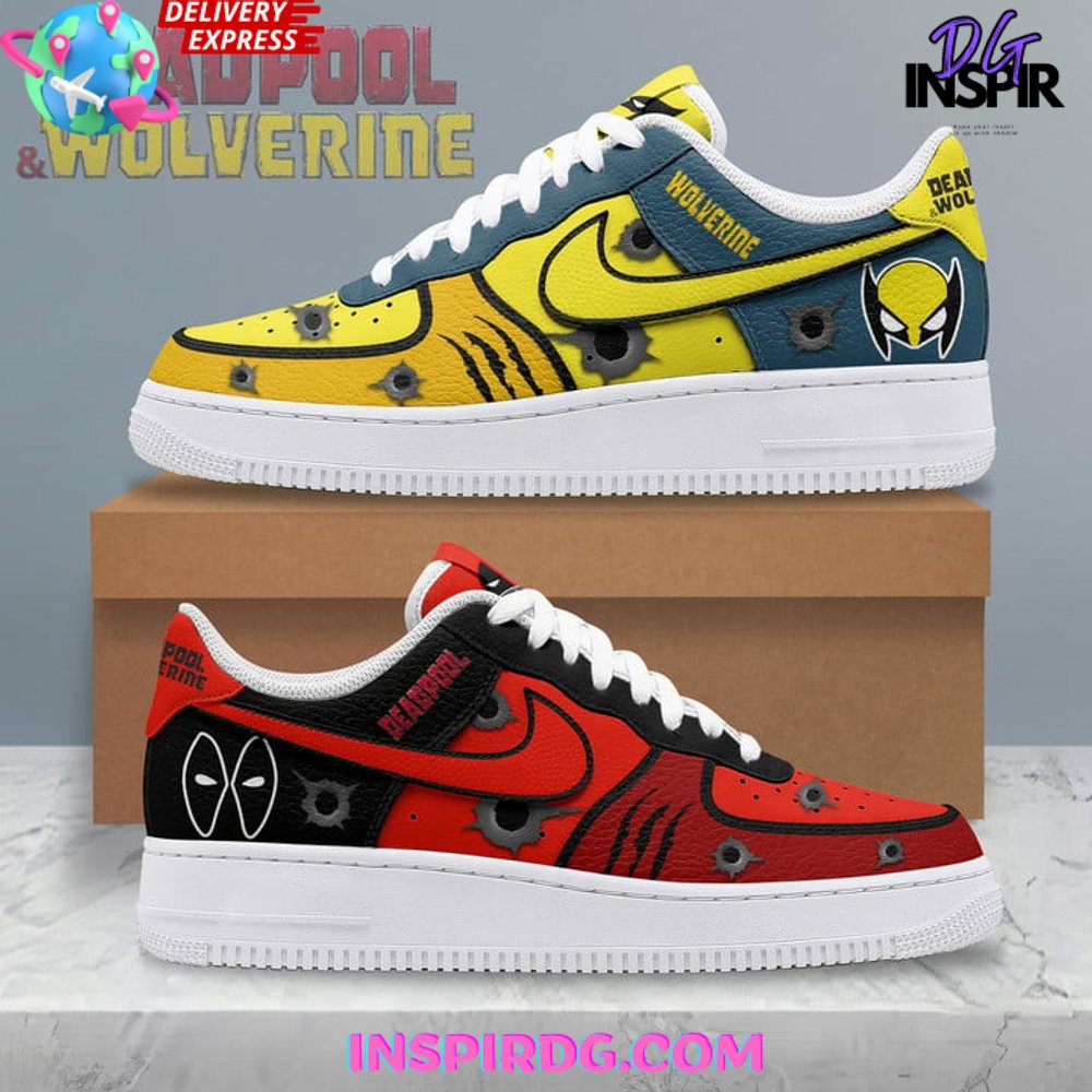 JWFancy Deadpool Air Low-Top Sneakers Shoes For Men And Women
