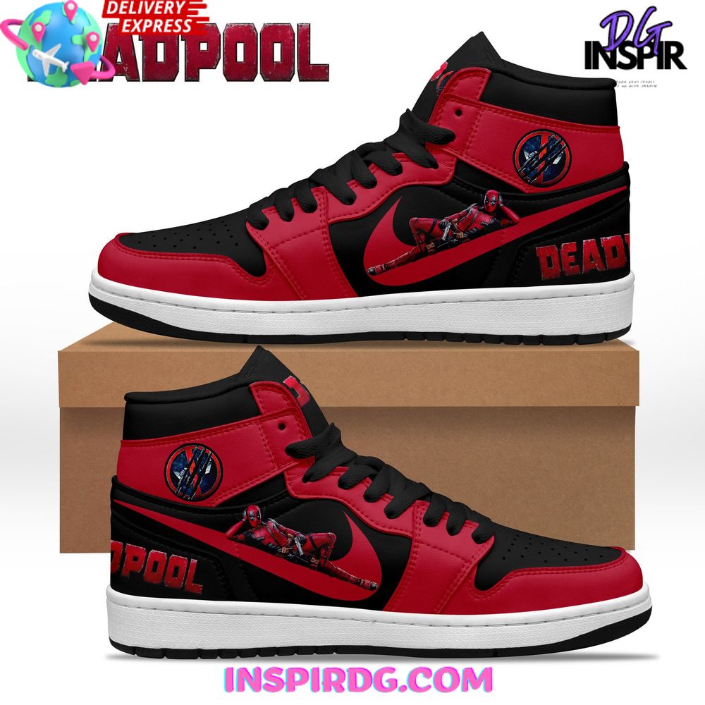 JWFancy Deadpool AJ1 High Sneakers Shoes For Men And Women