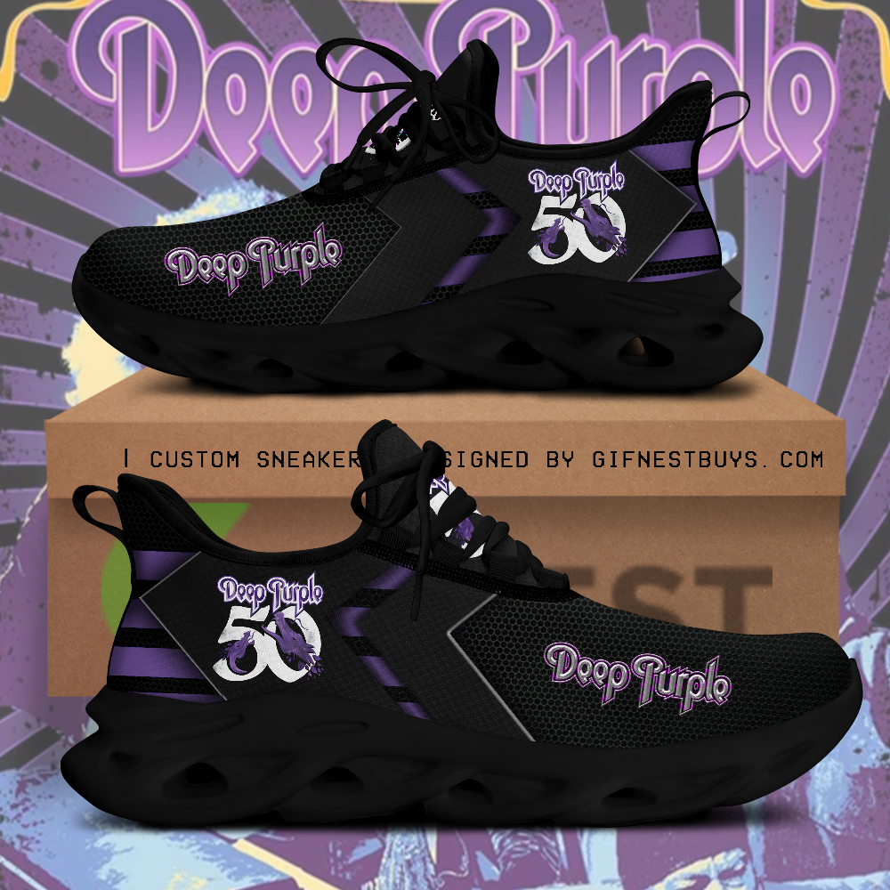 JWFancy Deep Purple Max Soul Shoes Sneakers For Men And Women