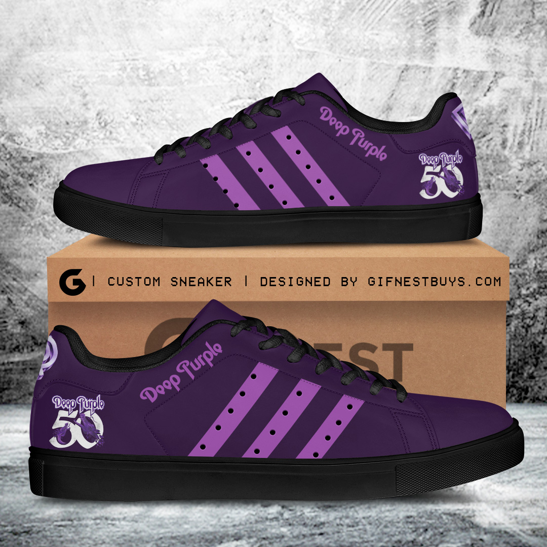 JWFancy Deep Purple Skate Stan Shoes Sneakes For Men And Women