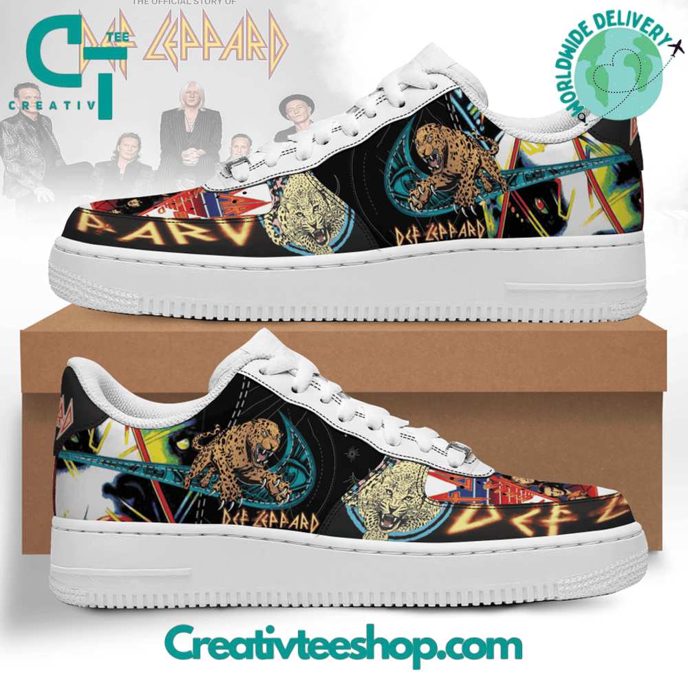 JWFancy Def Leppard Air Low-Top Sneakers Shoes For Men And Women