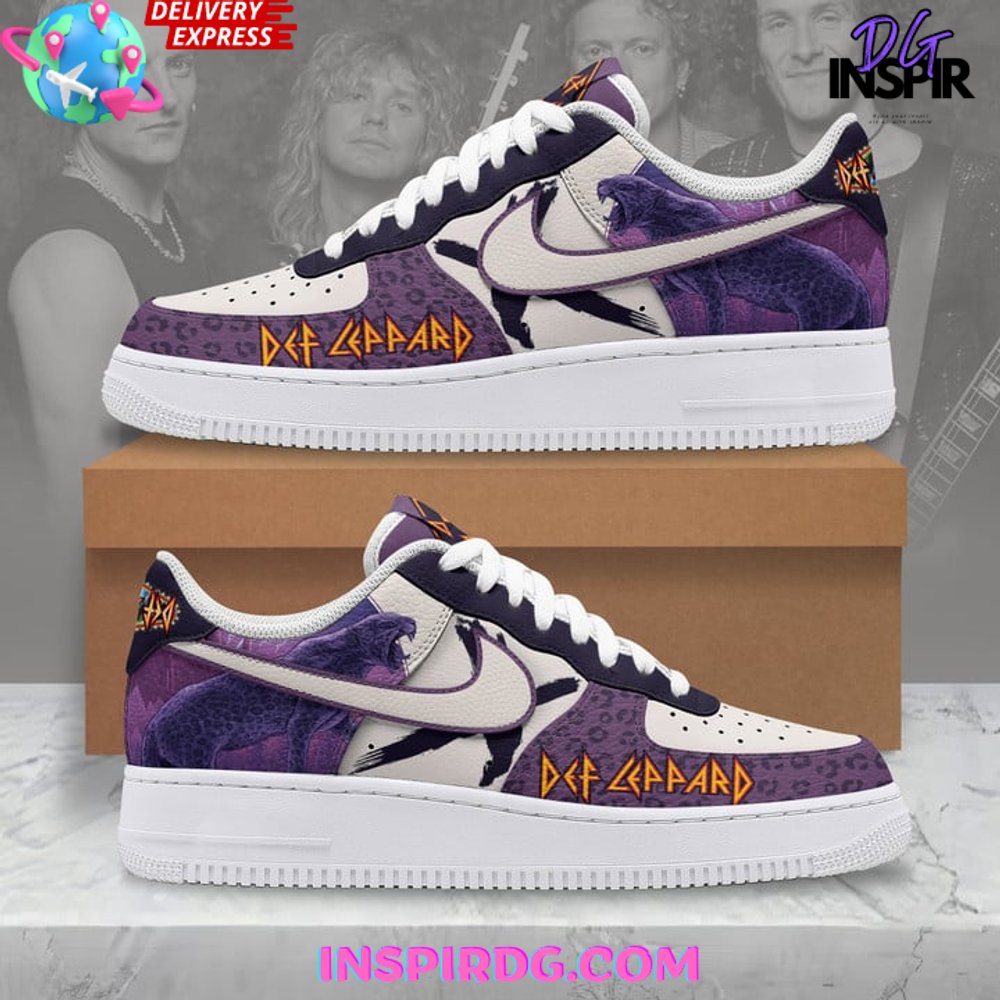 JWFancy Def Leppard Air Low-Top Sneakers Shoes For Men And Women