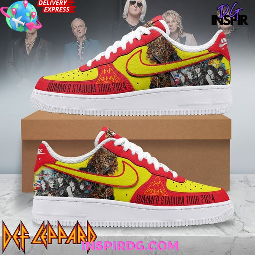 JWFancy Def Leppard Air Low-Top Sneakers Shoes For Men And Women