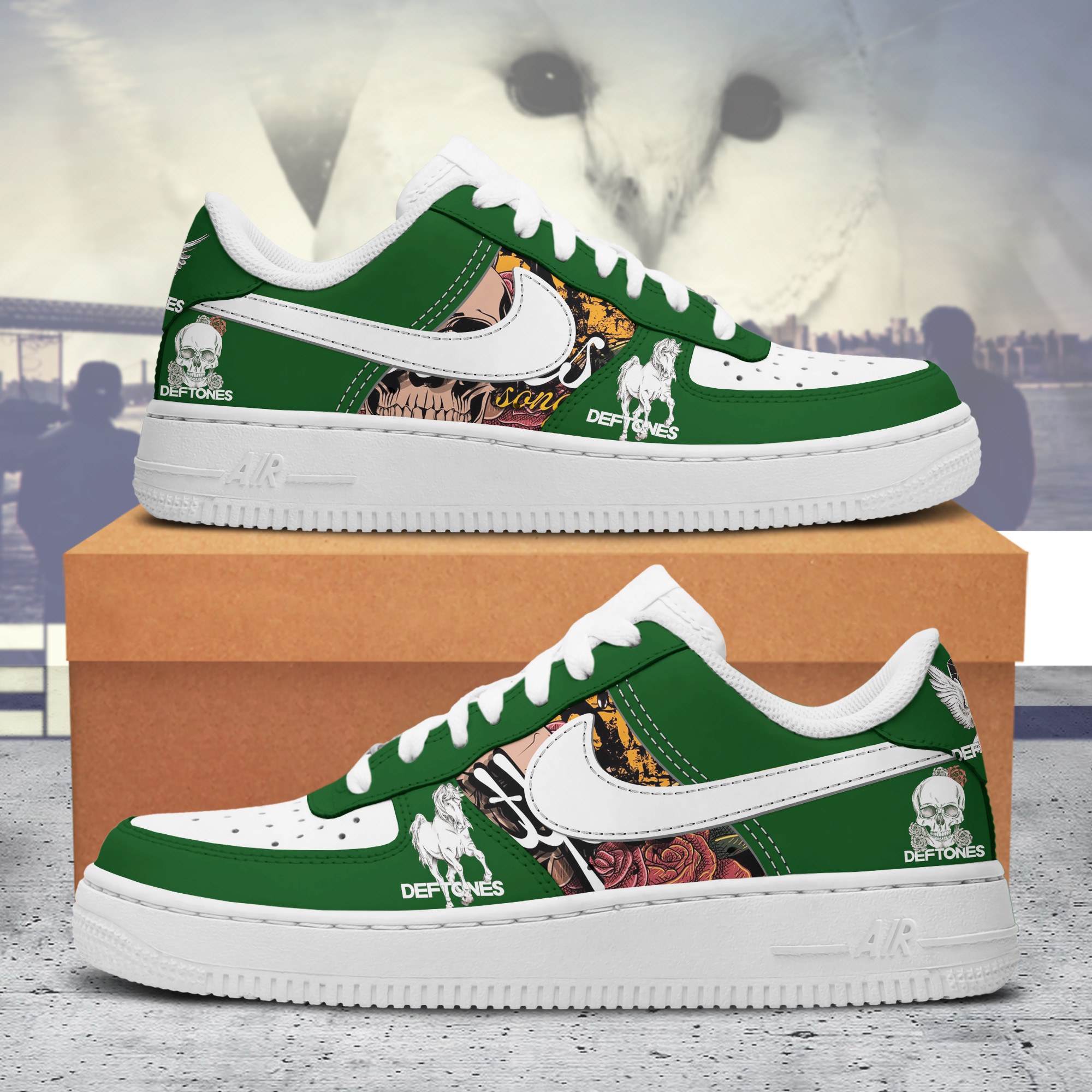 JWFancy Deftones Air Low-Top Sneakers Shoes For Men And Women