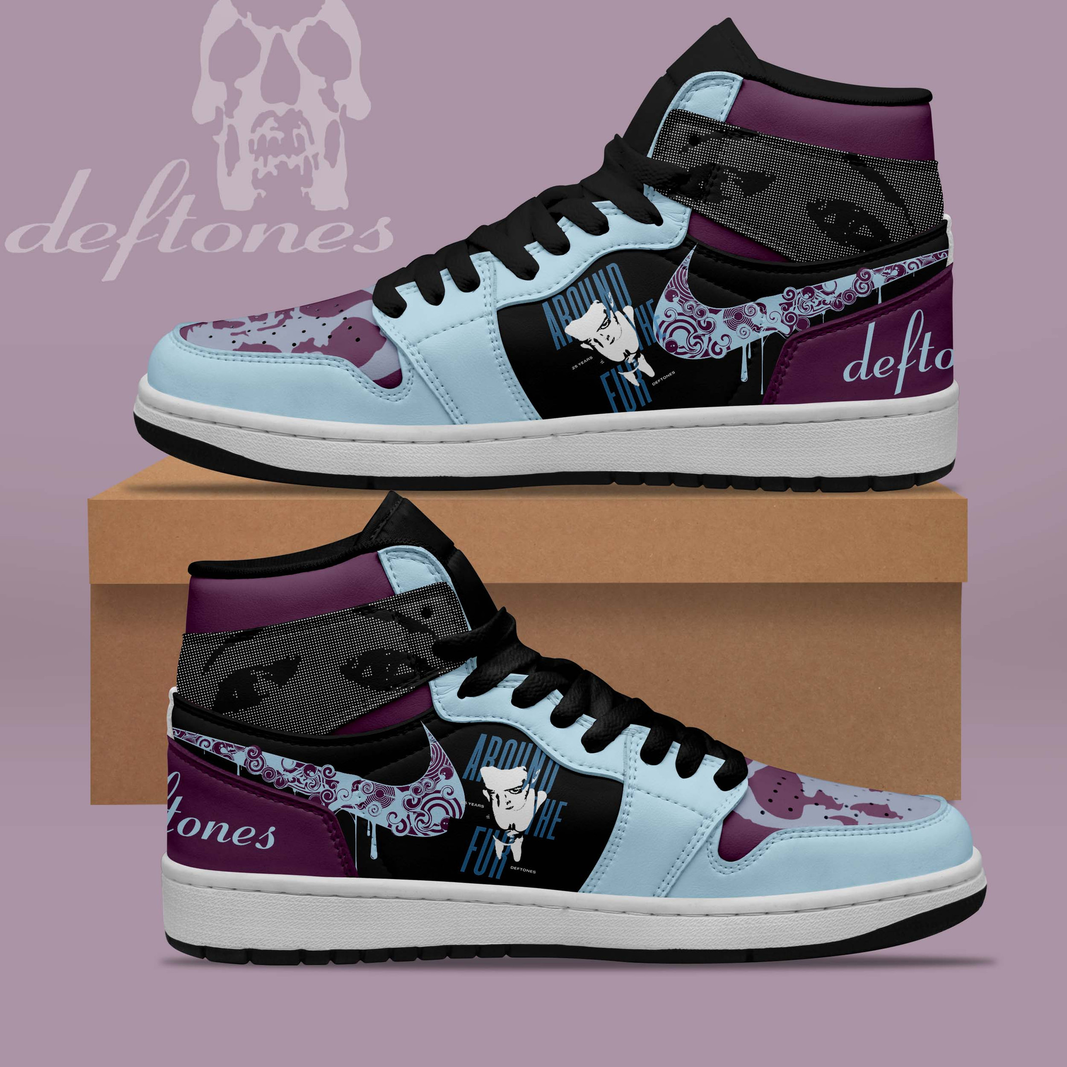 JWFancy Deftones AJ1 High Sneakers Shoes For Men And Women