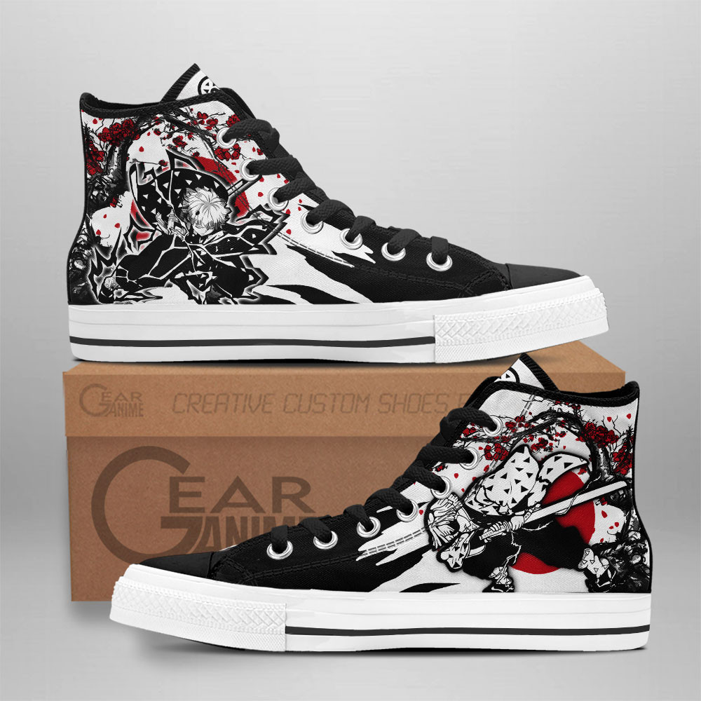 JWFancy Demon Slayer High Top Canvas Sneakers Shoes For Men And Women