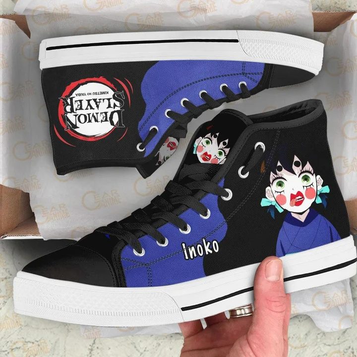JWFancy Demon Slayer High Top Canvas Sneakers Shoes For Men And Women