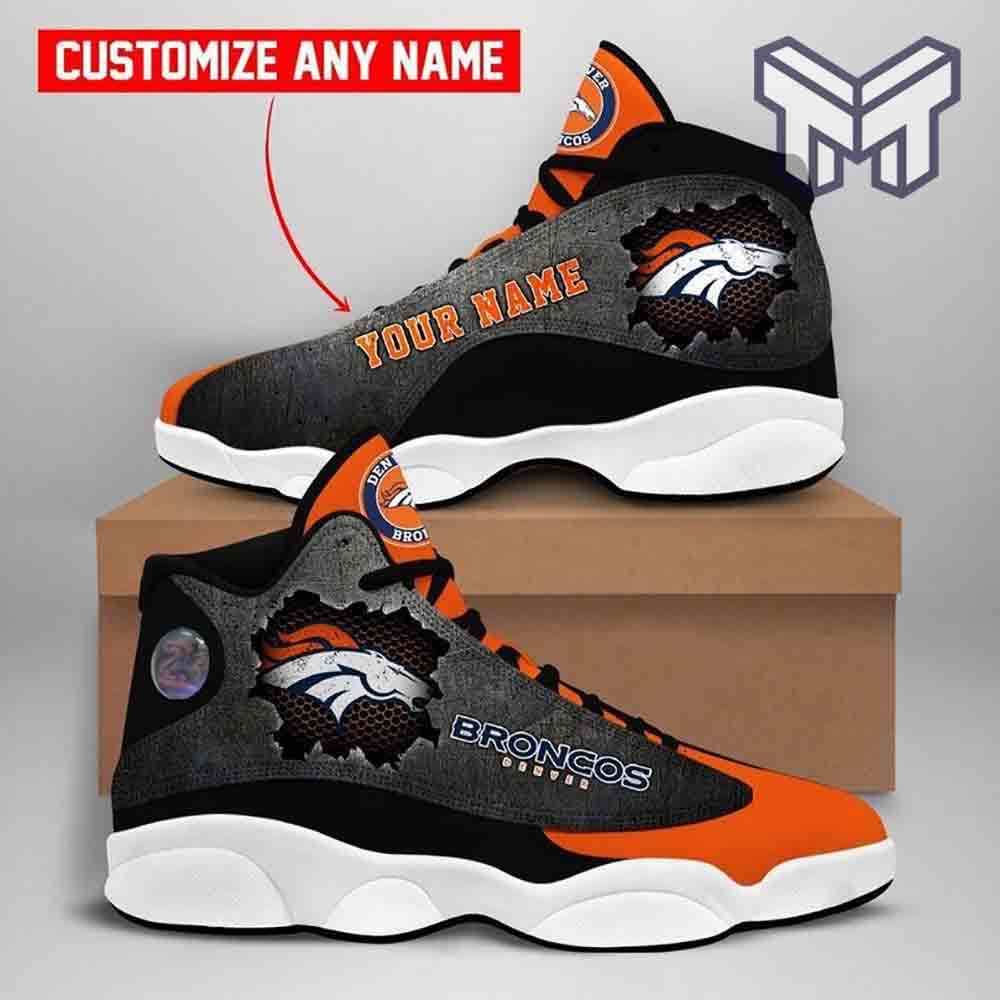 JWFancy Denver Broncos AJ13 Sneakers Shoes For Men And Women