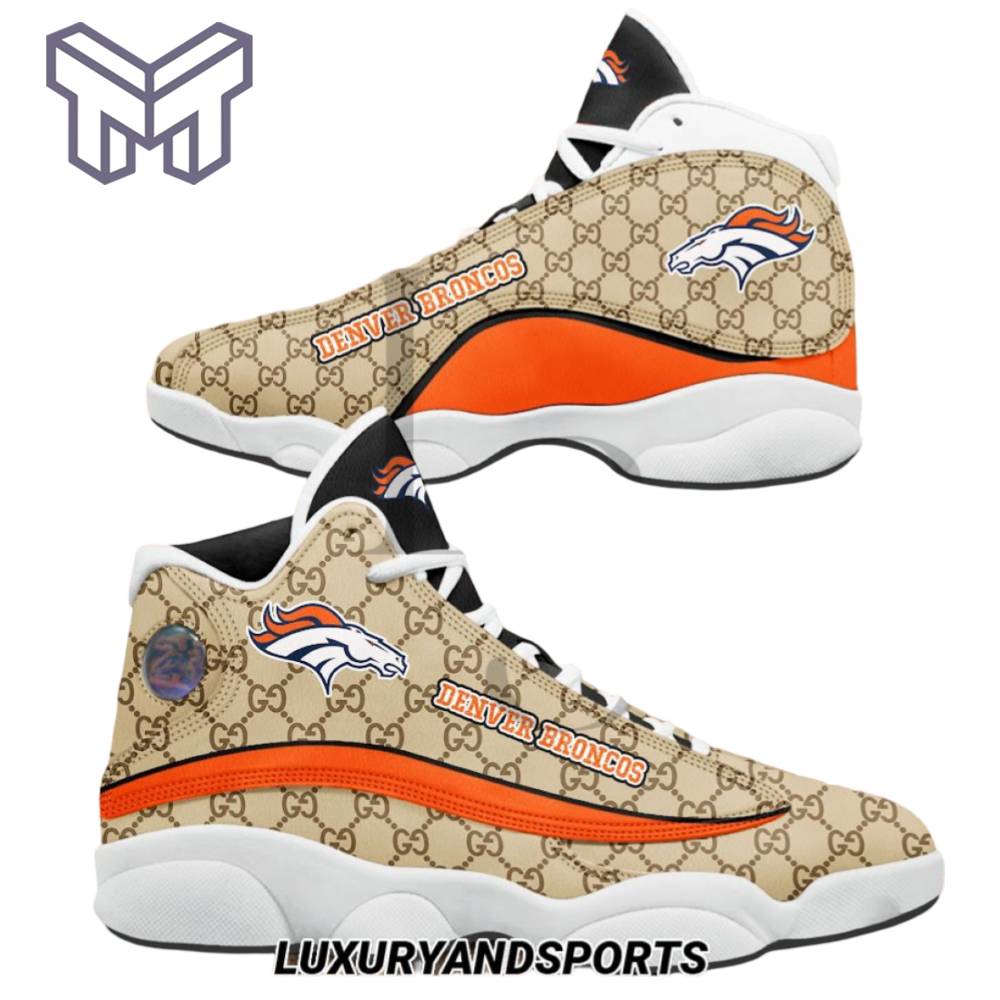 JWFancy Denver Broncos AJ13 Sneakers Shoes For Men And Women