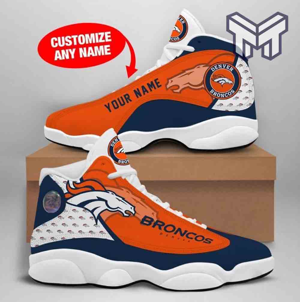 JWFancy Denver Broncos AJ13 Sneakers Shoes For Men And Women
